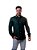 Camisa Ralph Lauren Masculina Custom Fit Oxford Verde e preta - Imagem 5