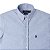Camisa Ralph Lauren Masculina Manga curta Oxford Azul mescla - Imagem 2