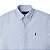 Camisa Ralph Lauren Masculina Custom fit Linho Azul claro - Imagem 2
