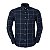 Camisa Ralph Lauren Masculina Custom Fit Flanelada Xadrez Marinho - Imagem 1