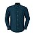 Camisa Ralph Lauren Masculina Custom Fit Oxford Azul petróleo - Imagem 1