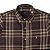 Camisa Ralph Lauren Masculina Custom Fit Flanelada Xadrez Marrom - Imagem 2