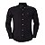 Camisa RL Masculina Custom fit Sarja Preta - Imagem 1