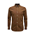 Camisa Tommy Hilfiger Masculina Regular Fit Sarja Marrom - Imagem 1