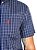 Camisa RL Masculina Manga curta Xadrez Azul Marinho - Imagem 2