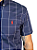 Camisa RL Masculina Manga curta Xadrez Azul - Imagem 2