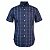 Camisa RL Masculina Manga curta Xadrez Azul - Imagem 1