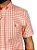 Camisa RL Masculina Manga curta Xadrez Coloured Laranja - Imagem 2