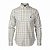Camisa RL Masculina Custom Fit Xadrez Oxford Laranja e azul - Imagem 1
