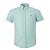Camisa RL Masculina Manga curta Oxford Verde claro - Imagem 1