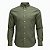 Camisa Tommy Hilfiger Masculina Regular Fit Oxford Verde militar - Imagem 1