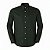 Camisa Tommy Hilfiger Masculina Manga Longa Sarja Verde escuro - Imagem 1
