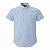 Camisa RL Masculina Manga curta Sarja Coloured Azul claro - Imagem 1