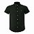 Camisa RL Masculina Manga curta Sarja Coloured Verde escuro - Imagem 1