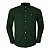 Camisa RL Masculina Custom fit Sarja Coloured Verde escuro - Imagem 1