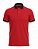 Polo Tommy Hilfiger Masculina Regular Details Vermelha - Imagem 1
