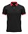 Polo Tommy Hilfiger Masculina Regular Details Preta - Imagem 1
