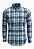 Camisa Tommy Hilfiger Masculina Oxford Xadrez Azul e verde - Imagem 1
