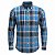 Camisa Tommy Hilfiger Masculina Oxford Xadrez Azul e vermelho - Imagem 1