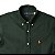 Camisa RL Masculina Custom Fit Oxford Verde bandeira - Imagem 2
