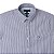 Camisa Tommy Hilfiger Masculina Regular Fit Listrada Azul marinho - Imagem 2