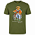 Camiseta RL Masculina Custom-Fit Bear Bike Verde - Imagem 1