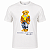 Camiseta RL Masculina Custom-Fit Bear Preppy Branca - Imagem 1
