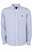 Camisa Ralph Lauren Masculina Custom Fit Stretch Lisa Azul claro - Imagem 1