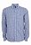 Camisa Ralph Lauren Masculina Custom Fit Quadriculada Azul - Imagem 1