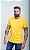 Camiseta Lacoste Basic Croc Bordado Amarela - Imagem 1
