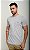 Camiseta Ralph Lauren Basic Custom-Fit Cinza - Imagem 4
