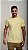 Camiseta Ralph Lauren Basic Custom-Fit Amarela - Imagem 1