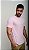 Camiseta Ralph Lauren Basic Custom-Fit Rosa claro - Imagem 3