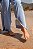 Calça Feminina Jeans Wide Leg Mini Fenda Godli - Imagem 7