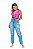 Calça Feminina Jeans Mom Destroyed Godli - Imagem 1
