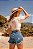 Shorts Feminino Jeans Curto Destroyed Godli - Imagem 8