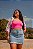 Saia Feminina Jeans Curta Barra Desfiada Godli - Imagem 8