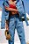 Calça Feminina Jeans Slouchy Bordado Margaridas Godli - Imagem 3