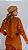 Jaqueta Feminina Color Caramel Cropped Barra Desfiada Godli - Imagem 3