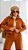 Jaqueta Feminina Color Caramel Cropped Barra Desfiada Godli - Imagem 1
