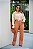 Calça Feminina Color Wide Leg Cotelê Mocha Mousse Godli - Imagem 3
