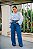 Calça Feminina Jeans Wide Leg Stone Godli - Imagem 5