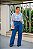Calça Feminina Jeans Wide Leg Stone Godli - Imagem 1