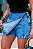 Shorts Saia Feminino Jeans Assimétrico Claro Godli - Imagem 7
