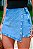 Shorts Saia Feminino Jeans Assimétrico Claro Godli - Imagem 5