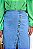 Saia Feminina Jeans Midi Abotoamento Frontal Clara Godli - Imagem 6