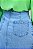 Saia Feminina Jeans Midi Abotoamento Frontal Clara Godli - Imagem 5