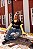 Calça Feminina Jeans Wide Leg Delavê Destroyed Godli - Imagem 4