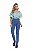 Calça Feminina Jeans Hot Pants Skinny Friso Frontal Godli - Imagem 1