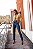 Calça Feminina Jeans Hot Pants Skinny Friso Frontal Godli - Imagem 2